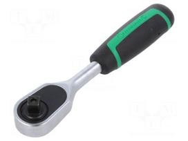 Wrench: rattle | 1/4" | with switch | 117mm | Teeth: 80
