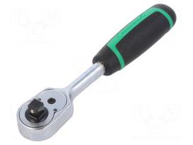 Wrench: rattle | 1/4" | with switch | 117mm | Teeth: 22