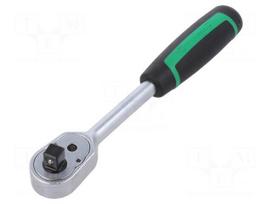 Wrench: rattle | 3/8" | with switch | 193mm | Teeth: 30