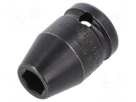 Socket: 6-angles | socket spanner,impact | HEX 10mm | 1/2" | IMPACT