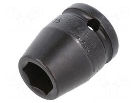 Socket: 6-angles | socket spanner,impact | HEX 15mm | 1/2" | IMPACT