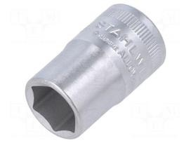 Socket: 6-angles | socket spanner | HEX 15mm | 1/2" | short