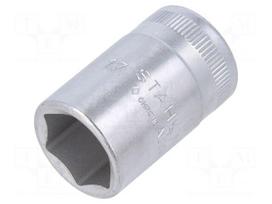Socket: 6-angles | socket spanner | HEX 17mm | 1/2" | short