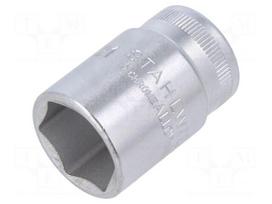 Socket: 6-angles | socket spanner | HEX 21mm | 1/2" | short