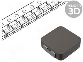 Inductor: wire | SMD | 470nH | Ioper: 18.7A | R: 4mΩ | ±20% | Isat: 21A