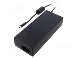 Power supply: switching | 24VDC | 3.75A | Out: 5,5/2,1 | 90W | 90÷264VAC