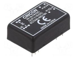 Converter: DC/DC | 10W | Uin: 18÷75VDC | Uout: 15VDC | Uout2: -15VDC