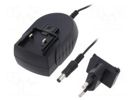 Power supply: switching | mains,plug-in | 24VDC | 1.25A | 30W | 88%