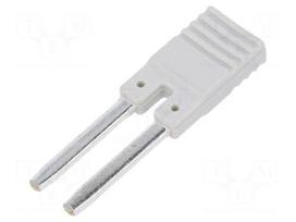 Connection bridge | 10A | 250VAC | Electr.connect: Push-in | grey
