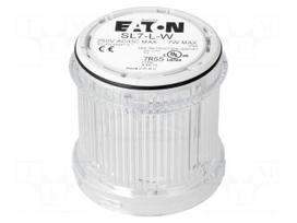 Automation module: light signaller | white | bulb BA15D | 0÷250VDC
