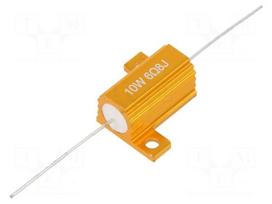 Resistor: wire-wound | 6.8Ω | with heatsink | 10W | ±5% | 50ppm/°C