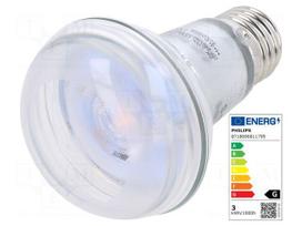 LED lamp | E27 | white warm | 230VAC | 210lm | P: 3W | 36° | 2700K