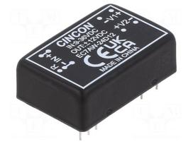 Converter: DC/DC | 10W | Uin: 9÷36VDC | Uout: 12VDC | Uout2: -12VDC | THT