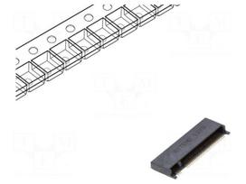 Connector: M.2 (NGFF) | horizontal | SMT | gold flash | PIN: 67 | 0.5A