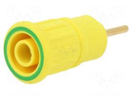 Laboratory connector: 4mm banana | socket | 1kV | 24A | L: 35.5mm