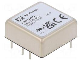 Converter: DC/DC | 20W | Uin: 9÷36VDC | Uout: 12VDC | Iout: 1.67A | THT