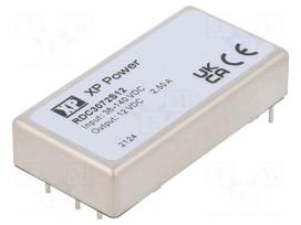 Converter: DC/DC | 30W | Uin: 36÷140VDC | Uout: 12VDC | Iout: 2.5A | THT