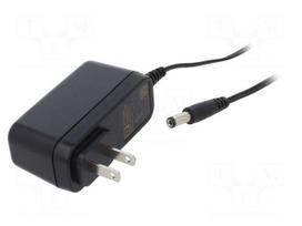 Power supply: switching | mains,plug-in | 12VDC | 1A | 12W | 83% | 0÷60°C