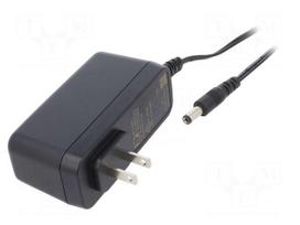 Power supply: switching | mains,plug-in | 12VDC | 3A | 36W | 87% | 0÷60°C