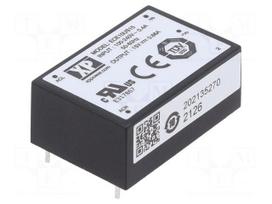Converter: AC/DC | 10W | Uin: 85÷264VAC,120÷370VDC | Uout: 15VDC | 82%