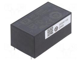 Converter: AC/DC | 10W | Uin: 85÷264VAC | 12VDC | Iout: 830mA | OUT: 1 | 80%