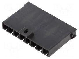 Connector: wire-wire | plug | male | PIN: 8 | Mega-Fit | straight | 23A