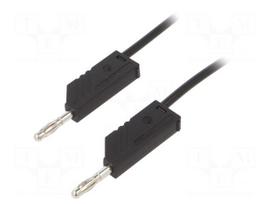 Test lead | 60VDC | 30VAC | 16A | with 4mm axial socket | Len: 2m | black