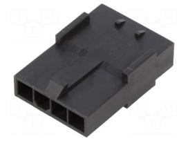 Connector: wire-wire | plug | male | Mini-Fit Sigma | PIN: 4 | for cable