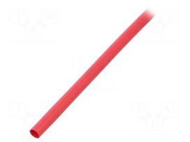 Heat shrink sleeve | glueless,flexible | 2: 1 | 4.7mm | L: 1.2m | red