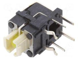 Switch: keypad | Pos: 2 | SPST-NO | 0.05A/12VDC | LED | green | THT | 1.56N
