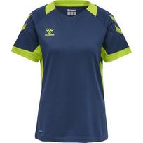 Sportiniai marškinėliai moterims Poly Jersey, mėlyni, XS