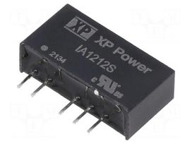 Converter: DC/DC | 1W | Uin: 12VDC | Uout: 12VDC | Uout2: -12VDC | SIP | THT