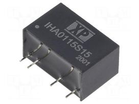 Converter: DC/DC | 1W | Uin: 13.5÷16.5VDC | Uout: 15VDC | Iout: 67mA