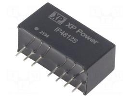 Converter: DC/DC | 3W | Uin: 18÷75VDC | Uout: 12VDC | Uout2: -12VDC | SIP