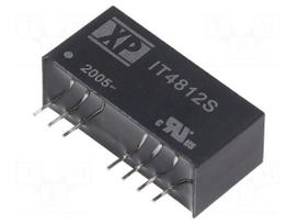 Converter: DC/DC | 3W | Uin: 18÷75VDC | Uout: 12VDC | Uout2: -12VDC | SIP