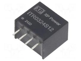 Converter: DC/DC | 3W | Uin: 21.6÷26.4VDC | Uout: 12VDC | Iout: 250mA