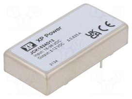 Converter: DC/DC | 15W | Uin: 18÷36VDC | Uout: 12VDC | Uout2: -12VDC