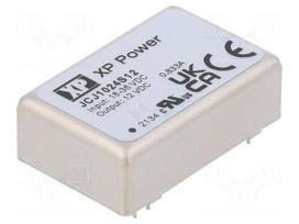 Converter: DC/DC | 10W | Uin: 18÷36VDC | Uout: 12VDC | Iout: 883mA | THT
