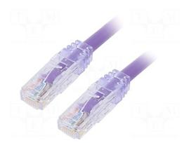 Patch cord | U/UTP | Cat 6a | RJ45 plug,both sides | wire | Cu | 1m | PVC