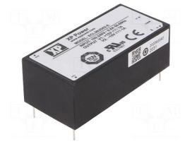 Converter: AC/DC | 30W | Uin: 85÷264VAC,120÷370VDC | Uout: 15VDC | 83%