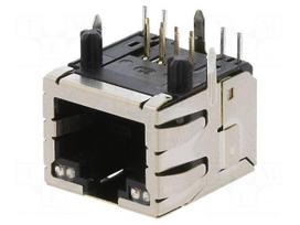 Connector: RJ45 | socket | data transfer | PIN: 8 | Cat 6a | with LED
