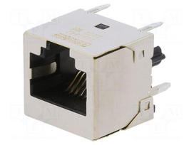Connector: RJ45 | socket | PIN: 8 | Cat 6a | shielded | gold-plated | 8p8c