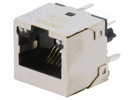 Connector: RJ45 | socket | data transfer | PIN: 8 | Cat 6a | with LED