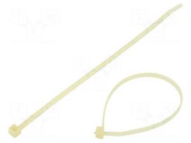 Cable tie | L: 200mm | W: 4.6mm | natural | polyamide | 225N | Ømax: 50mm