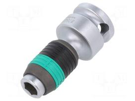 Adapter bit | hexagonal | HEX 1/4" | square | 10mm | 3/8"