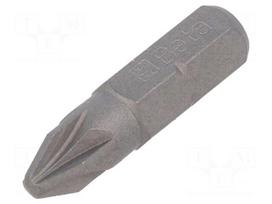 Screwdriver bit | Pozidriv® | PZ2 | 1/4" | Overall len: 25mm
