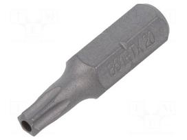 Screwdriver bit | Torx® with protection | T20H | 1/4"