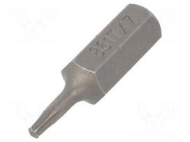 Screwdriver bit | Torx® | TX07 | 1/4" | Overall len: 25mm