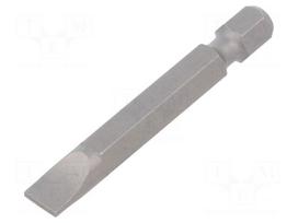 Screwdriver bit | slot | 6.5x1.2mm | 1/4" | Overall len: 50mm