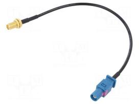 Cable | 200mm | Fakra male,SMA female | straight